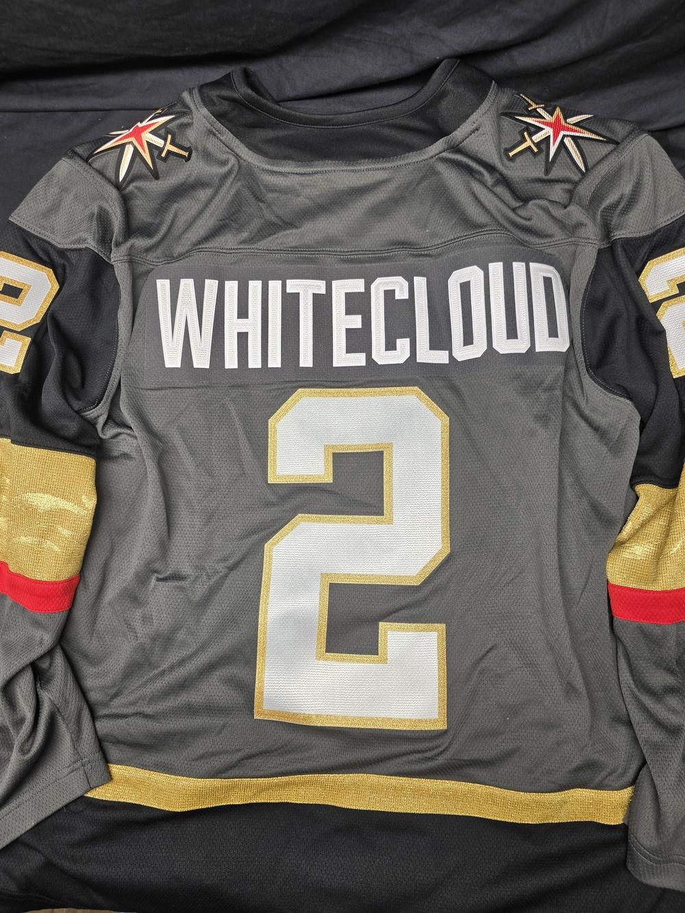 Vegas Golden Knights Zach Whitecloud #2 Fanatics Alternate Breakaway Jersey Men' - Picture 6 of 7